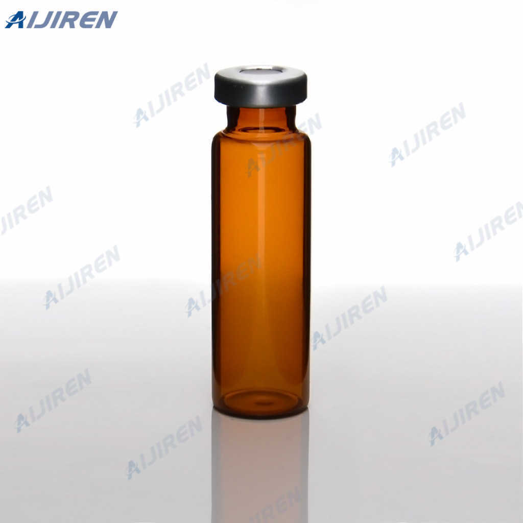 20ml flat bottom gc autosampler vials with cap for sale